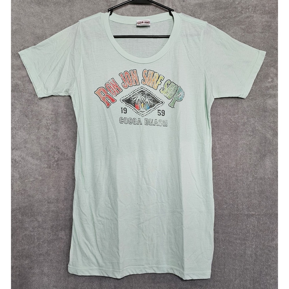 Women's Ron Jon Surf Shop T-Shirt Light Green XL
